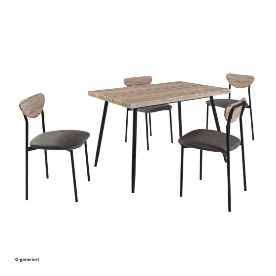 Tischgruppe Enrico 5-teilig San Remo 