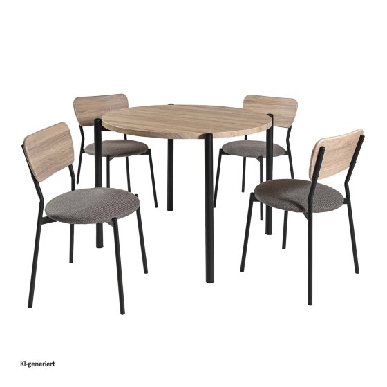 Tischgruppe Egbert 5-teilig Sonoma 