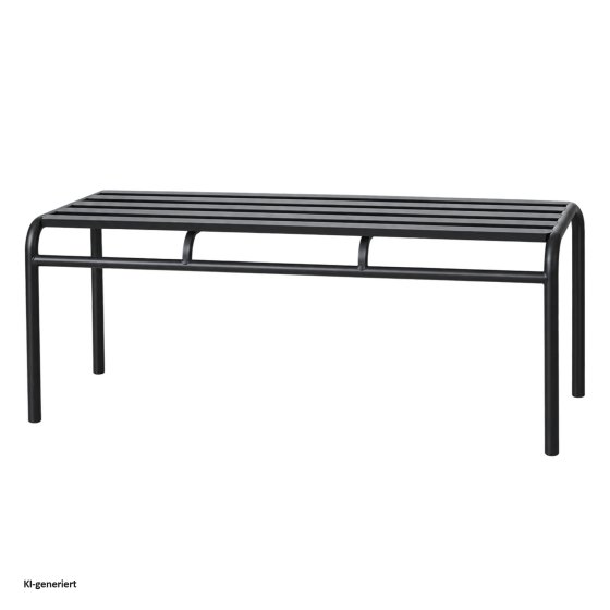 Bank Celia Basic Metall Schwarz 