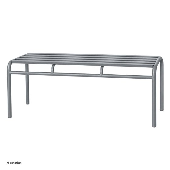 Bank Celia Basic Metall Grau 