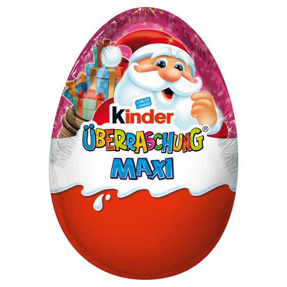 Überraschungs Ei Maxi Schokolade für Mädchen rosa mit Figur 100g 