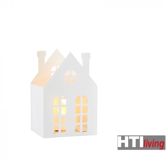 LED Windlicht Haus 