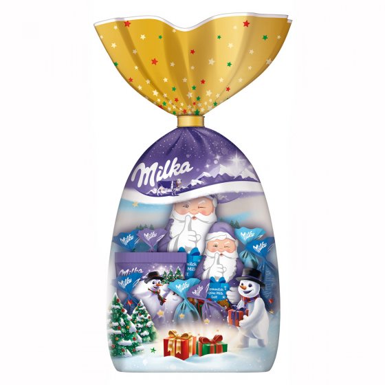 Milka Weihnachtsmischung aus Alpenmilchschokolade 224g 15er Pack 