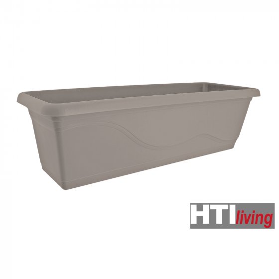 Blumenkasten Madrid mit Wasserspeicher 60 cm Taupe