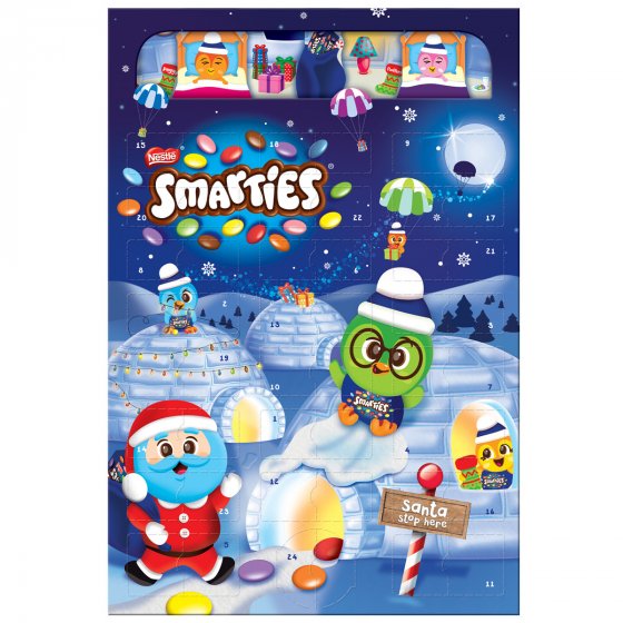 Smarties Adventskalender Milchschokolade Schokolinsen 194g 10er Pack 