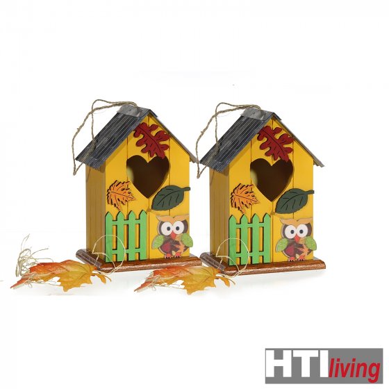 Vogelhaus 2er Set Eule 