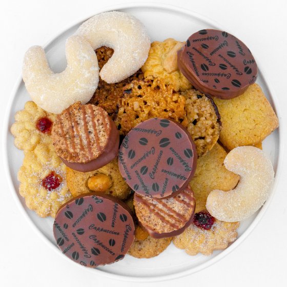 Peters Knuspergebäck Mischung in Metallbox knusprig frisch 175g 