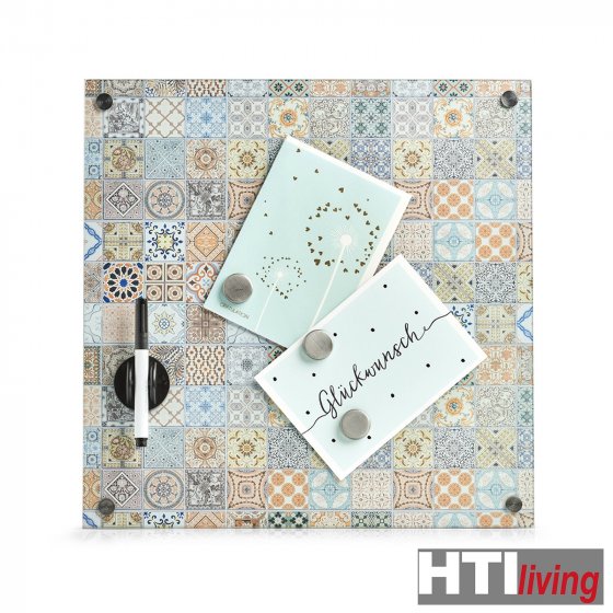 Memoboard aus Glas Mosaik 