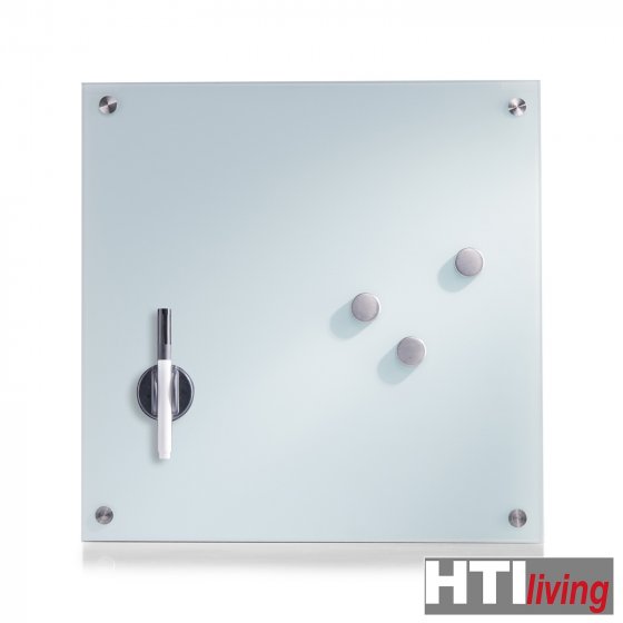 Memoboard Glas quadratisch 