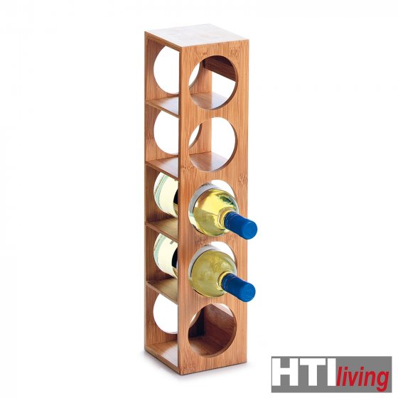 Weinregal für 5 Flaschen Bambus 