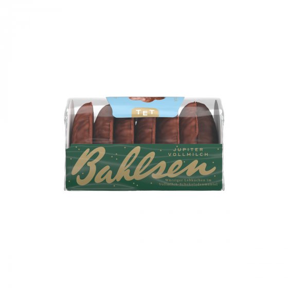 Bahlsen Jupiter Vollmilch 7 Lebkuchen mit Vollmilchschokolade 200g 