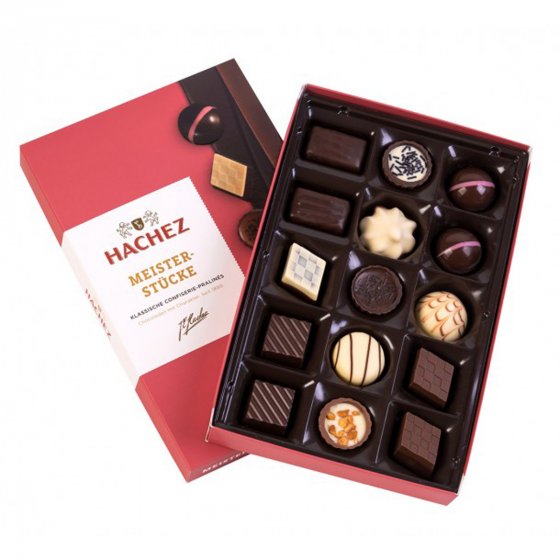 Hachez Meisterstücke Mischung Pralinenmischung mit Alkohol 150g 