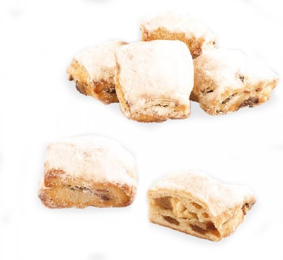 KuchenMeister Stollen Konfekt Bratapfel mit Rosinen und Apfel 300g 