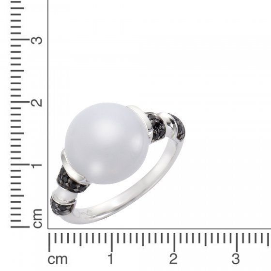 Ring 925/- Sterling Silber Calcedon und Spinell 
