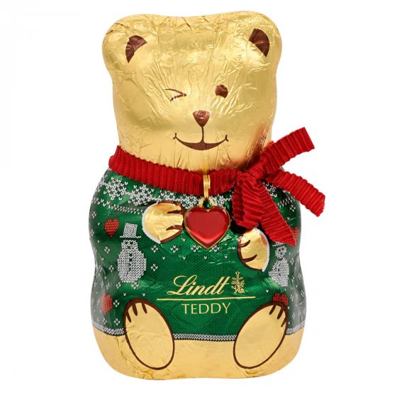 Lindt Teddy Pullover Schokoladen Figur aus Vollmilchschokolade 100g 