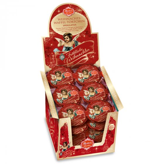 Reber Weihnachts Waffeltörtchen Spekulatius Sahne Nougat 30g 