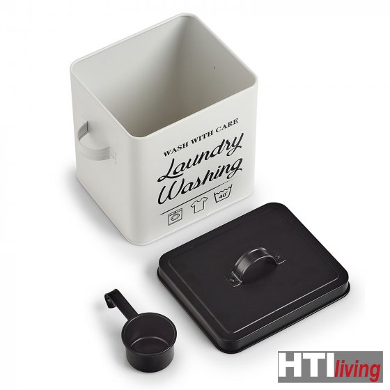 Waschpulver-Box, Metall "Laundry"