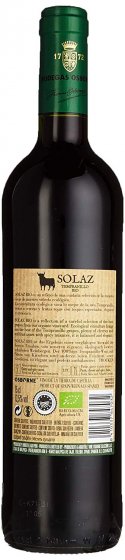 Bio Osborn Solaz Tempranillo spanischer trockener Rotwein 750 ml 