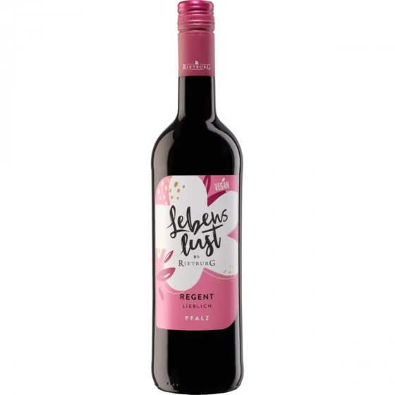 Rietburg Lebenslust Regent Rotwein fruchtig süß 750ml 6er Pack 