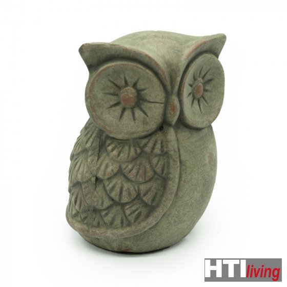 Gartenfigur Terrakotta Eule