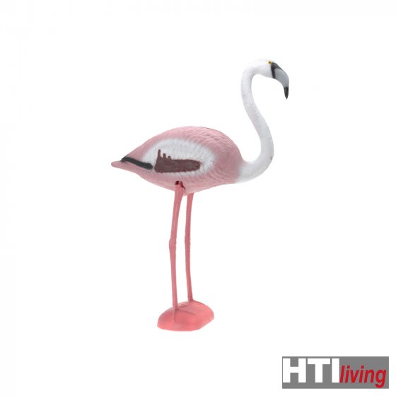 Garten-Figur Flamingo Rosa-Weiß
