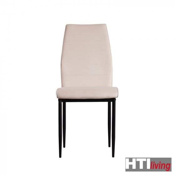 Stuhl Madison Velvet 4er-Set Creme