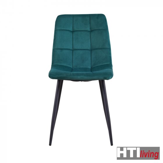Stuhl Mesa Velvet 4er-Set Grün