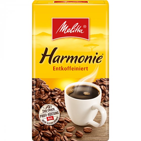 Melitta Harmonie koffeinfreier vollmundiger Kaffeegenuss 500g 