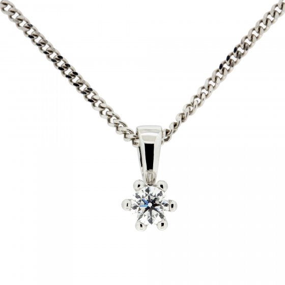 Halskette Gold 585 mit natürlichem Brillant 0,15ct. 