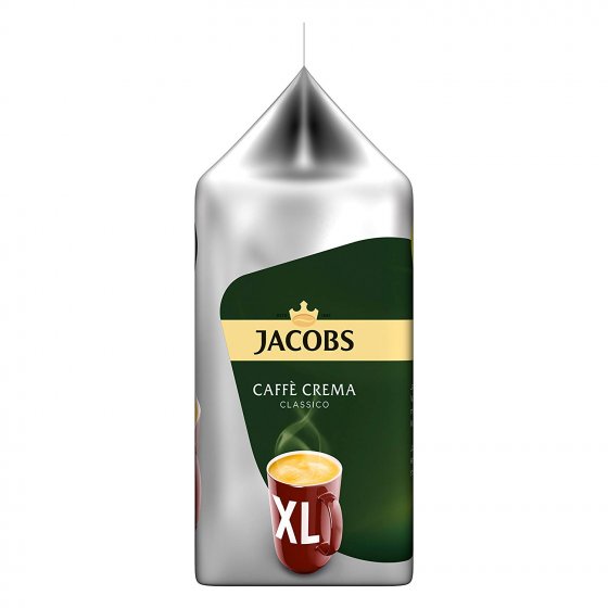 Tassimo Jacobs Caffè Crema Classico XL dein großer Morgenkaffee 132g 