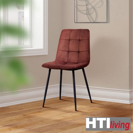 Stuhl Mesa Velvet Braun