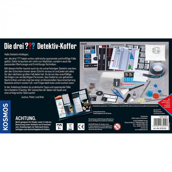 KOSMOS Die drei ??? Detektiv Koffer (2021) 