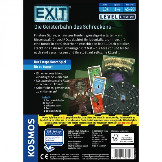 KOSMOS Spiel EXIT Geisterbahn 