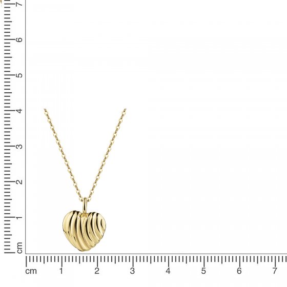 Anhänger mit Kette 925 Silber vergoldet 