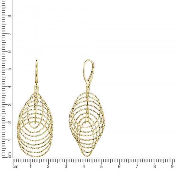 Ohrhänger 925 Sterling Silber vergoldet 