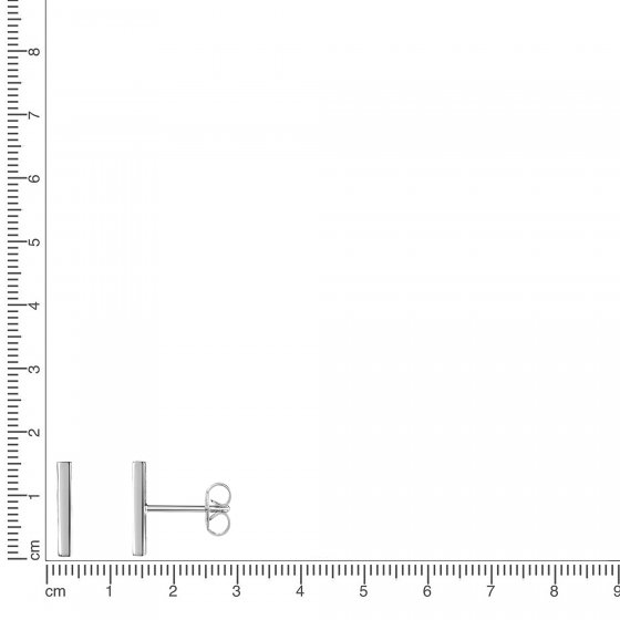 Ohrstecker 925 Sterling Silber rhodiniert 