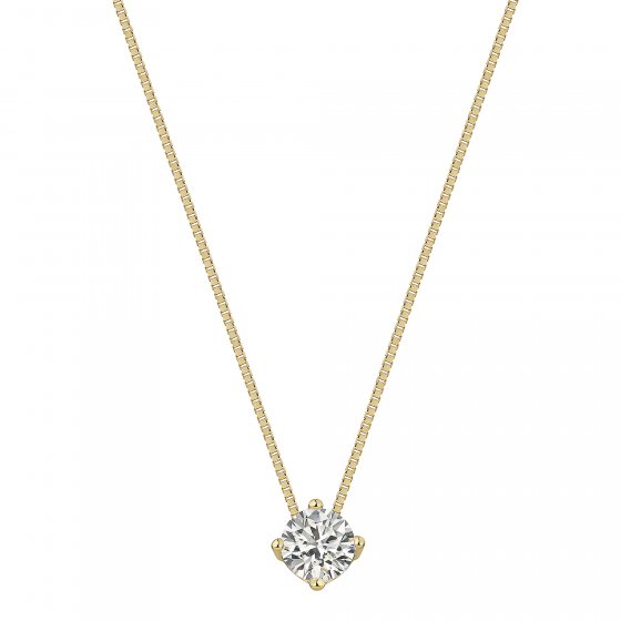 Collier 375/- Gelbgold Zirkonia 