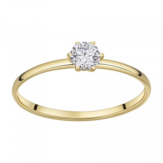 Ring 375/- Gelbgold Zirkonia 