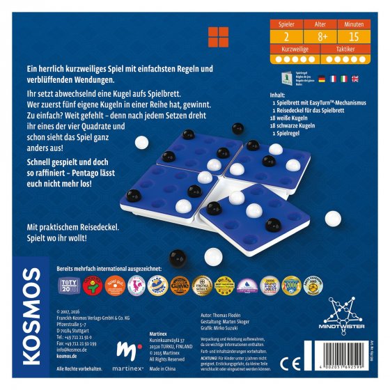KOSMOS Spiel Pentago Jubiläumsausgabe 