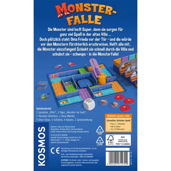KOSMOS Monsterfalle Mitbringspiel 