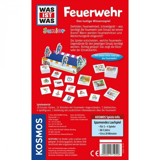 KOSMOS Spiel WIW Junior Feuerwehr 