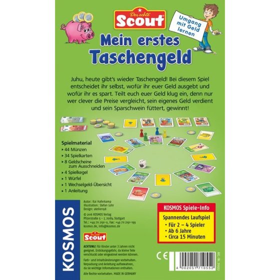 KOSMOS Spiel Scout Mein erstes Taschengeld 