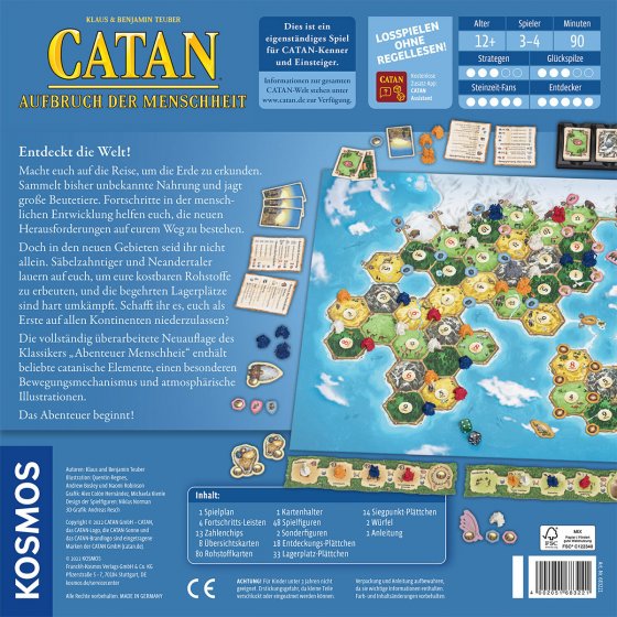 KOSMOS Spiel Catan Aufbruch der Menschheit 