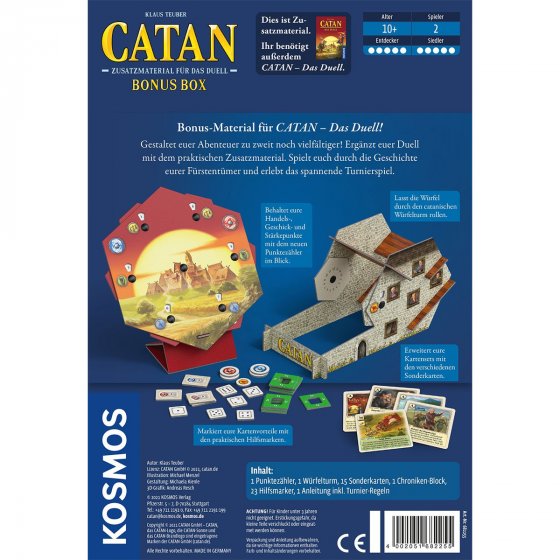KOSMOS Spiel Catan Das Duell Bonus Box 
