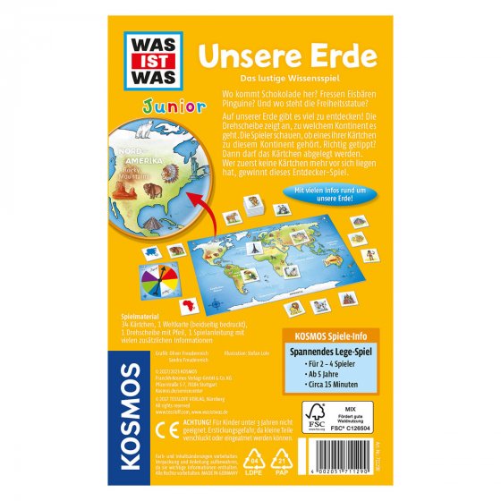 KOSMOS Spiel Unsere Erde 