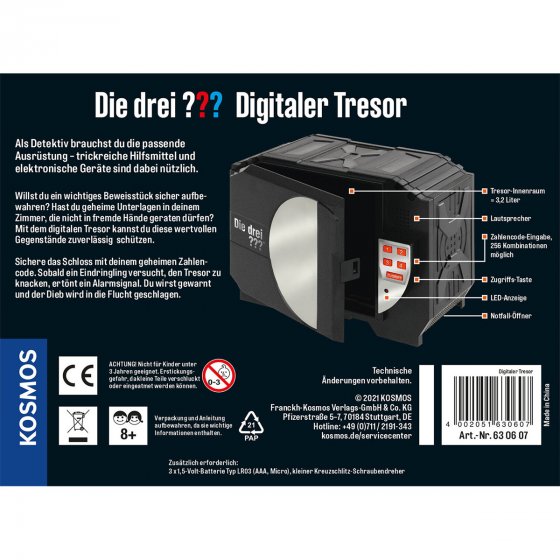 KOSMOS Die drei ??? Digitaler Tresor 
