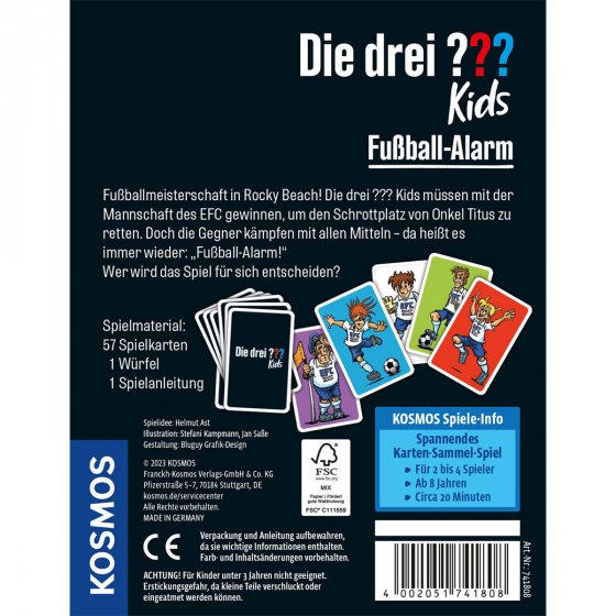 KOSMOS Kartenspiel ??? Kids Fußballalarm 