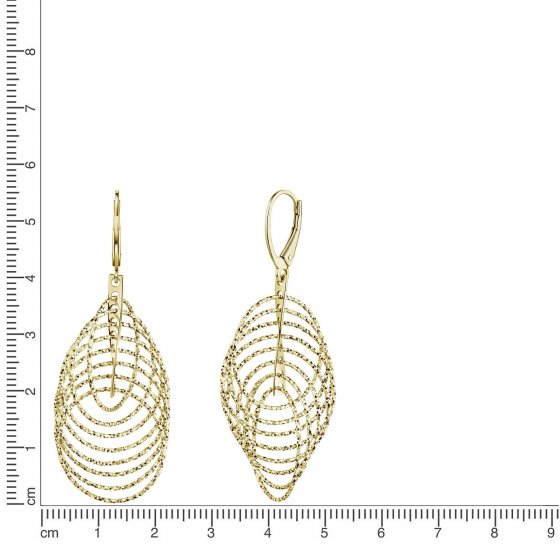 Ohrhänger 925 Sterling Silber vergoldet 