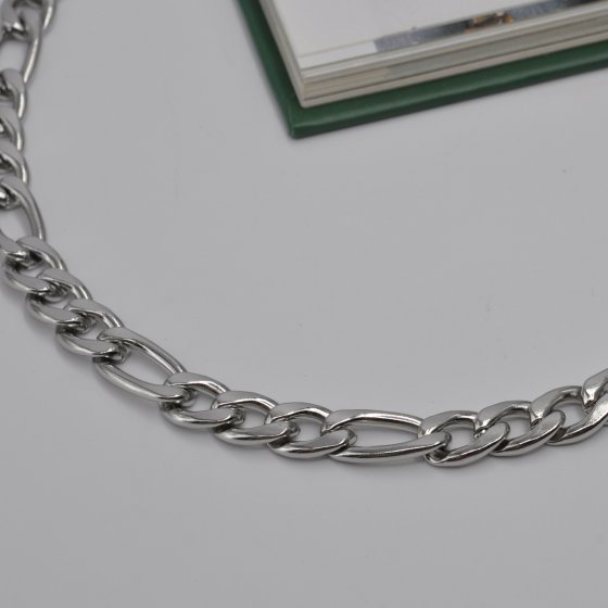Kette Edelstahl Figaro glanz 