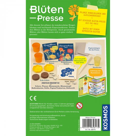 KOSMOS Blütenpresse 